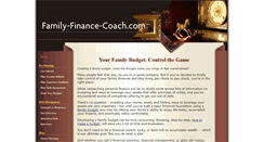 Desktop Screenshot of family-finance-coach.com